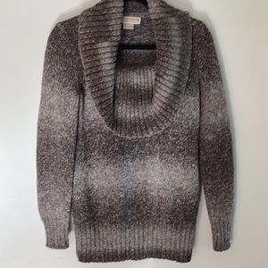 Michael Kors Woman Pullover Long Sleeve Cowl Neck Knitted Sweater Size SP